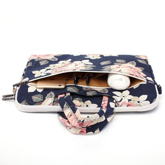 Canvaslife - CANVASLIFE Datorfodral Laptop 15-16 - Navy Rose