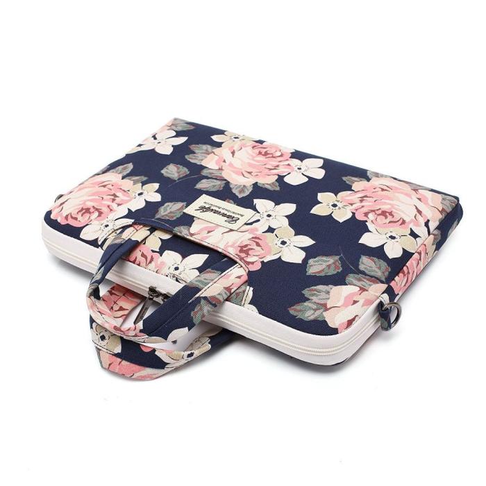 Canvaslife - CANVASLIFE Datorfodral Laptop 15-16 - Navy Rose