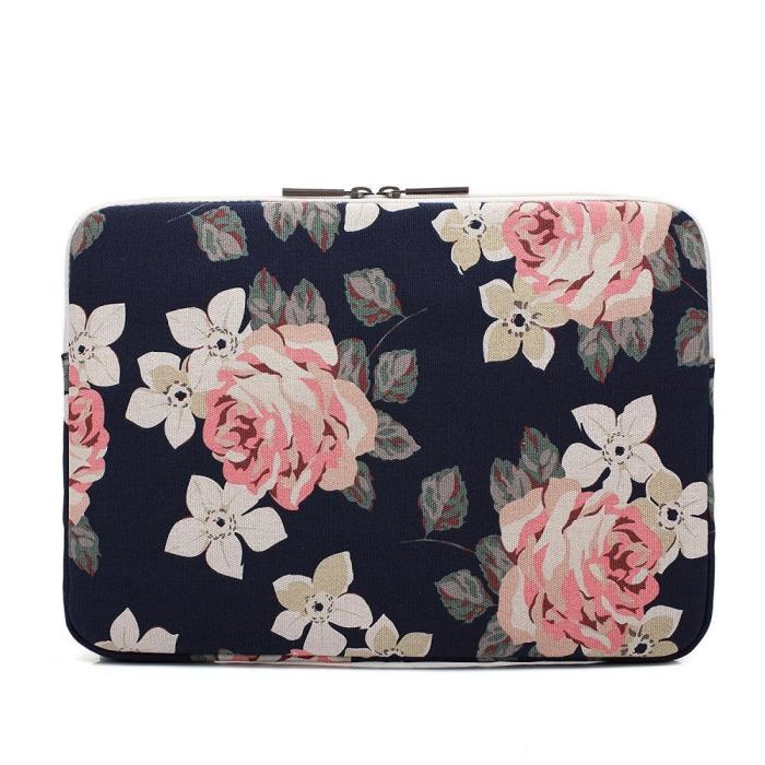 Canvaslife - CANVASLIFE Datorfodral Laptop 15-16 Navy Rose