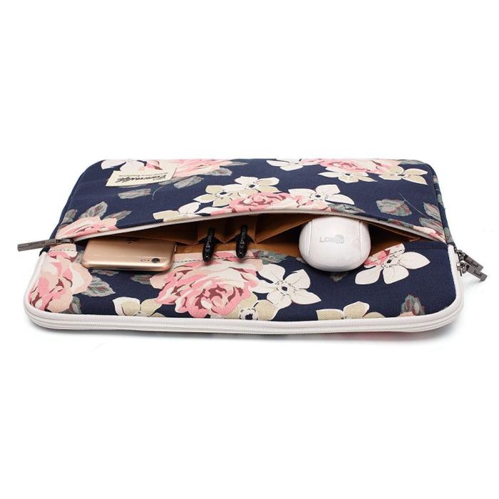 Canvaslife - CANVASLIFE Datorfodral Laptop 15-16 Navy Rose