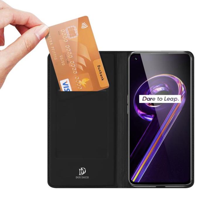 UTGATT1 - Dux Ducis Realme 9 Pro Plånboksfodral Skin Series - Svart