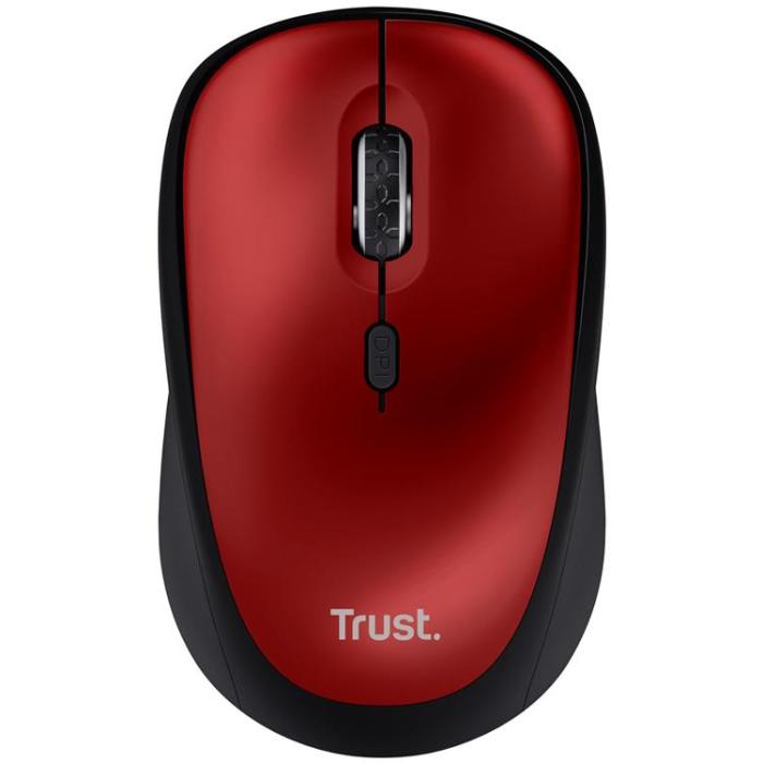 Trust - Yvi+ Trådlös Mus Eco-design - Röd