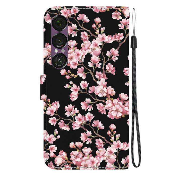 A-One Brand - Sony Xperia 1 VII Plånboksfodral Pattern Printing - Blossom