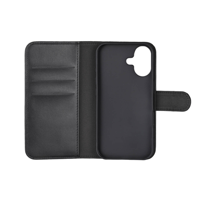 Kungsbacka - Kungsbacka iPhone 16 Plånboksfodral - Svart
