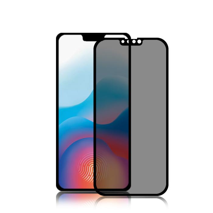 Mocolo - MOCOLO Privacy Härdat Glas Skärmskydd iPhone 13 Mini - Svart