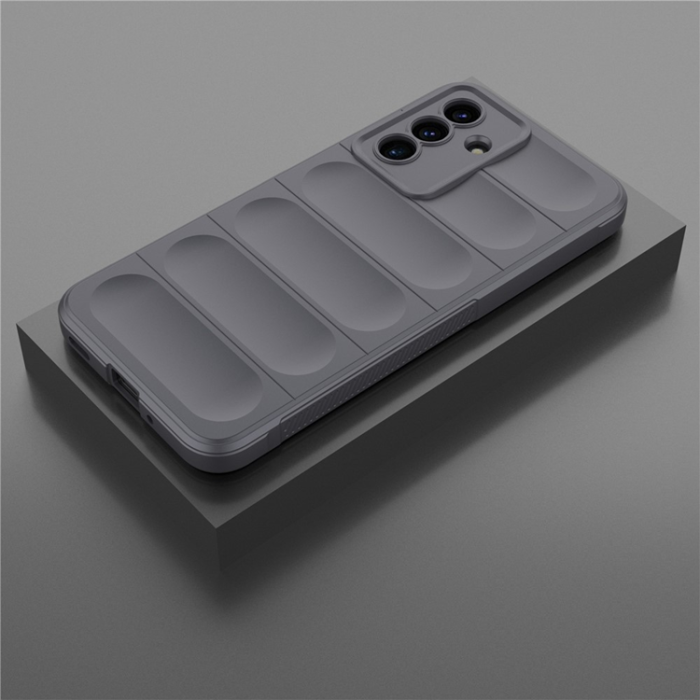 A-One Brand - Galaxy A17 5G Mobilskal Anti-Drop TPU Rugged - Mörkgrå