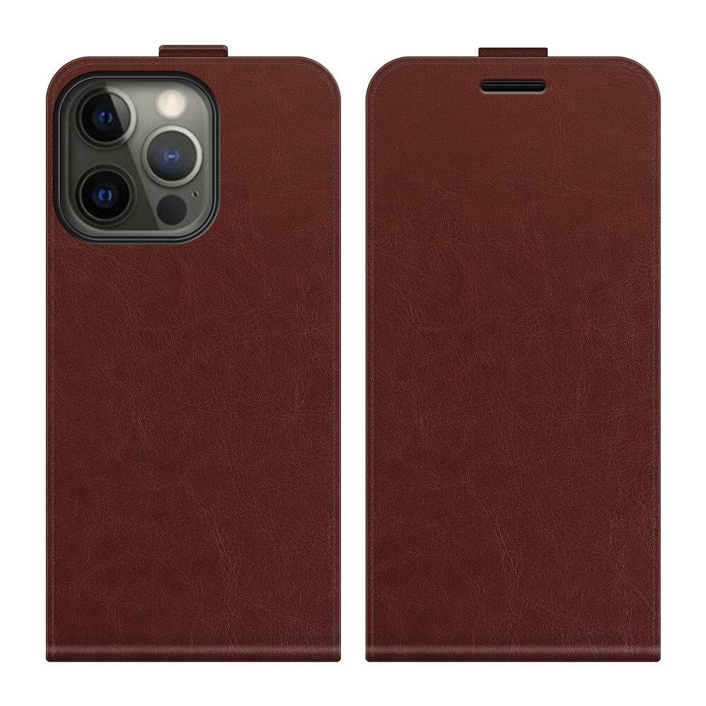 Flipfodral med kortplats till iPhone 13 Pro - Brun | 2353 | AlltMobil