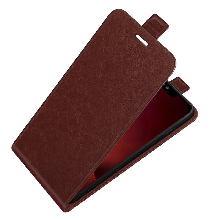OEM - Flipfodral med kortplats till iPhone 13 Pro Max - Brun