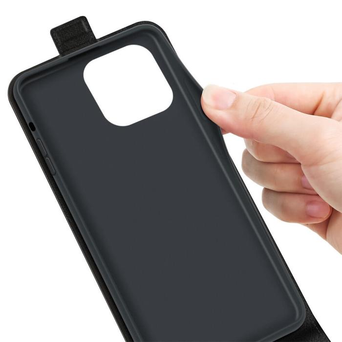 OEM - Flipfodral med kortplats till iPhone 13 Pro Max - Svart