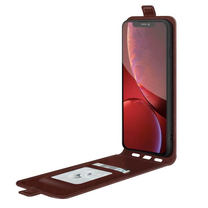 OEM - Flipfodral med kortplats till iPhone 13 Pro Max - Svart