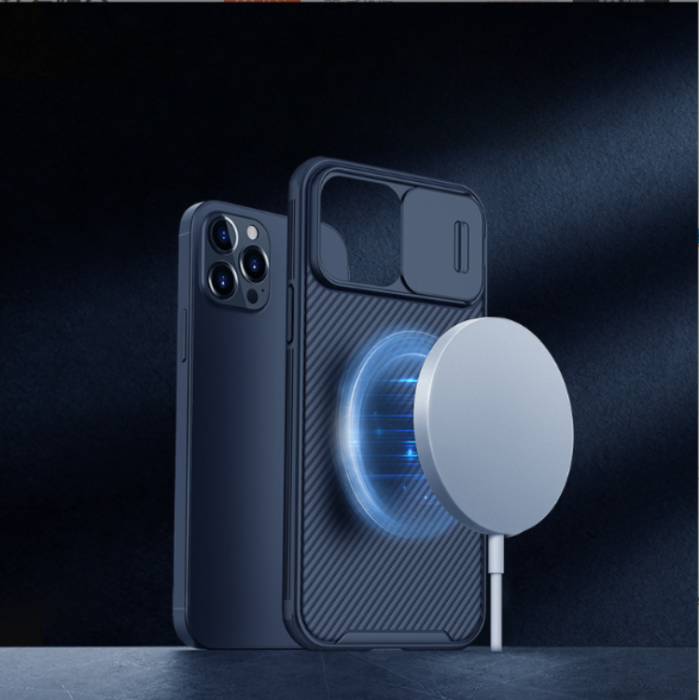 UTGATT - Nillkin iPhone 14 Pro Max Skal Magsafe Camshield Pro - Svart