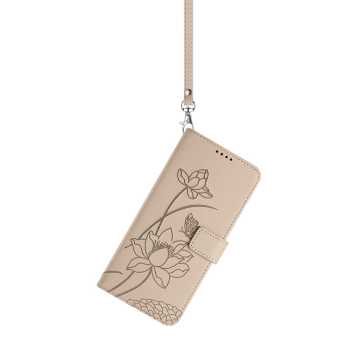 A-One Brand - Sony Xperia 10 VII Plånboksfodral Lotus Imprint - Beige