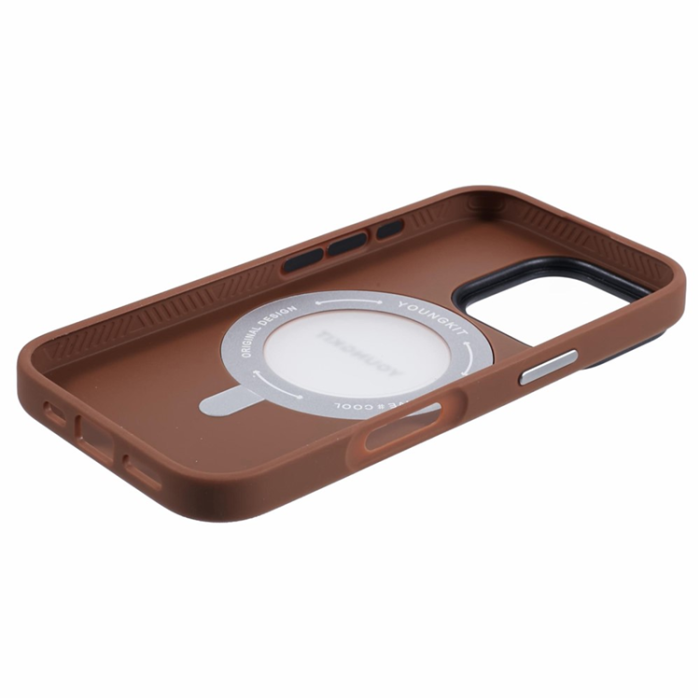 A-One Brand - Youngkit iPhone 16 Pro Max Mobilskal Magafe Rotating Kickstand
