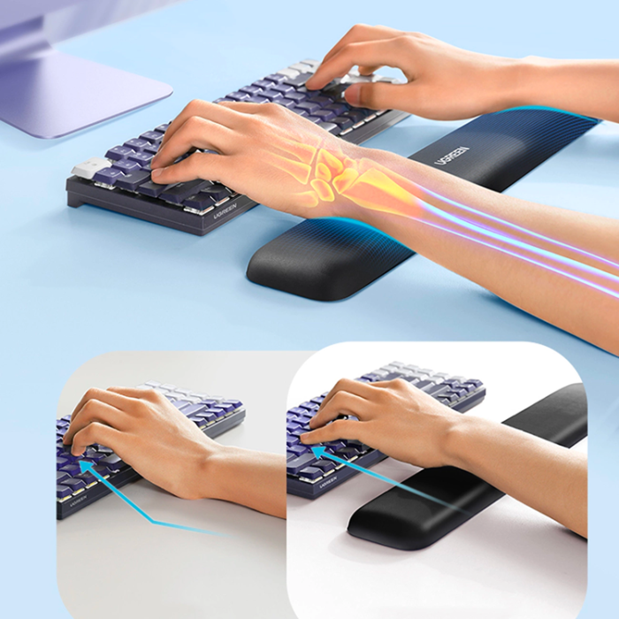 Ugreen - Ugreen Ergonomic Tangentbordsstöd - Svart