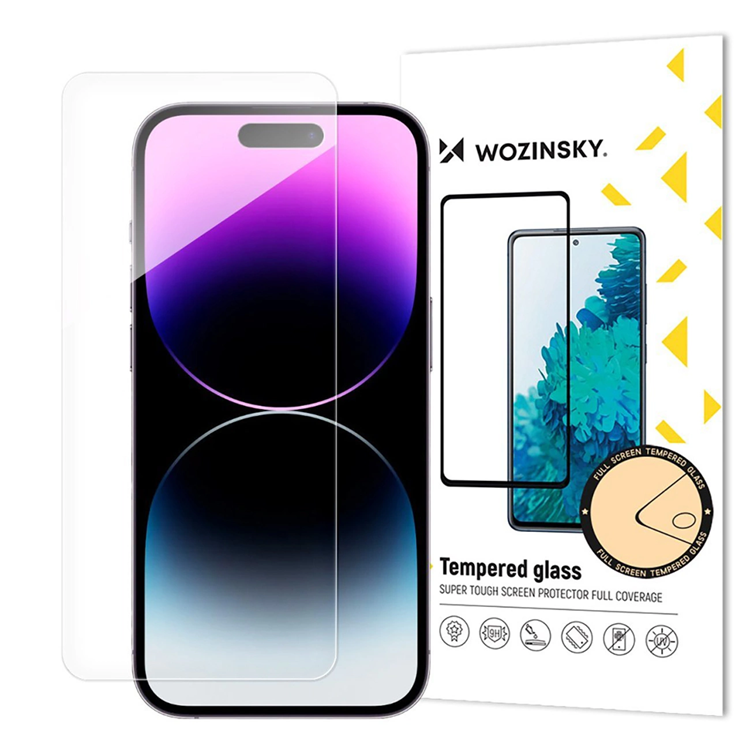 Wozinsky iPhone 16e Härdat Glas Skärmskydd - Clear
