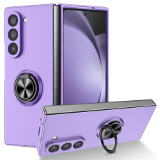 A-One Brand - Galaxy Z Fold7 Mobilskal Rotatable Ring Kickstand - Lila