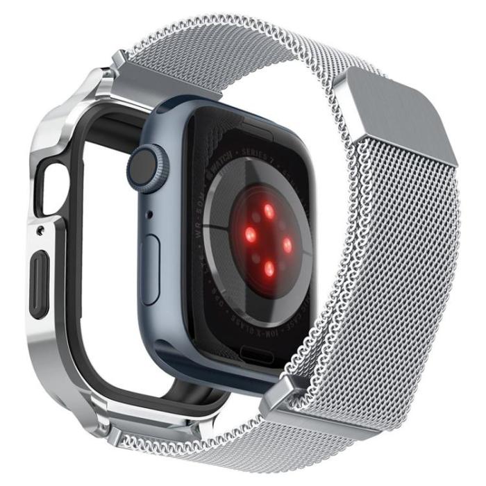 Spigen - Spigen Apple Watch 4/5/6/7/8/SE (44/45mm) Armband - Silver