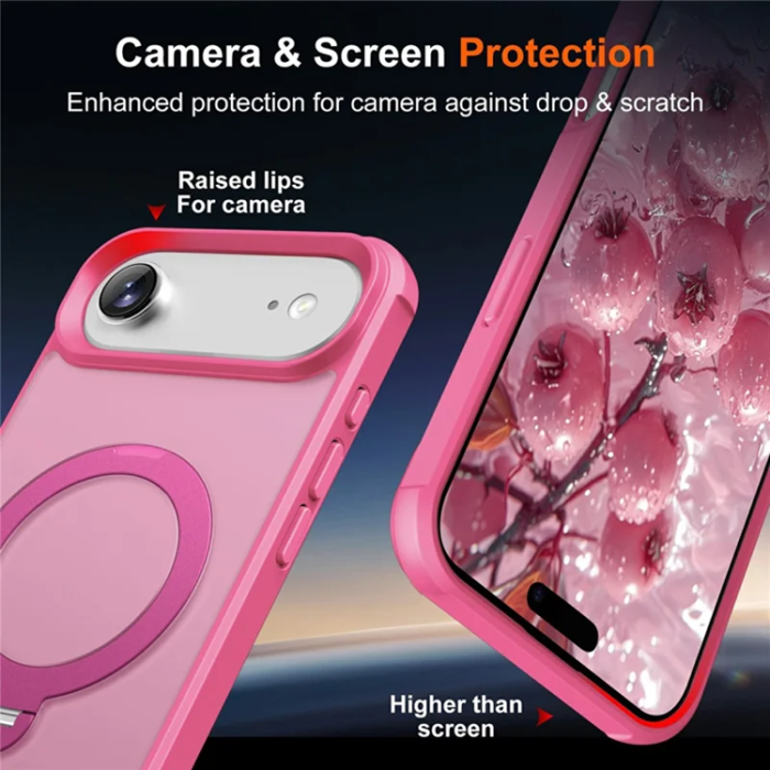 A-One Brand - iPhone Air Mobilskal MagSafe Kickstand TPU + PC - Rose