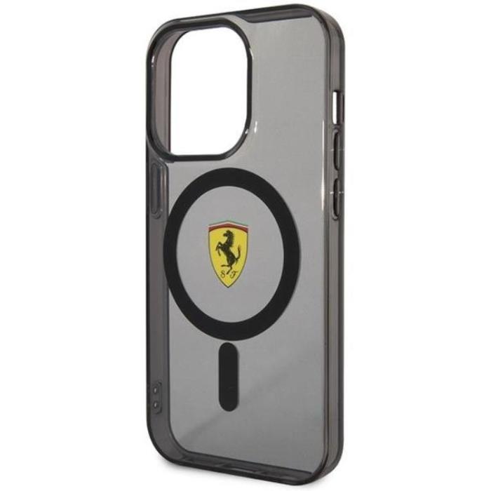 Ferrari - Ferrari iPhone 14 Pro Mobilskal Magsafe Translucent - Svart