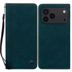 A-One Brand - iPhone 17 Pro Plånboksfodral med Rem Lines Pattern - Grön