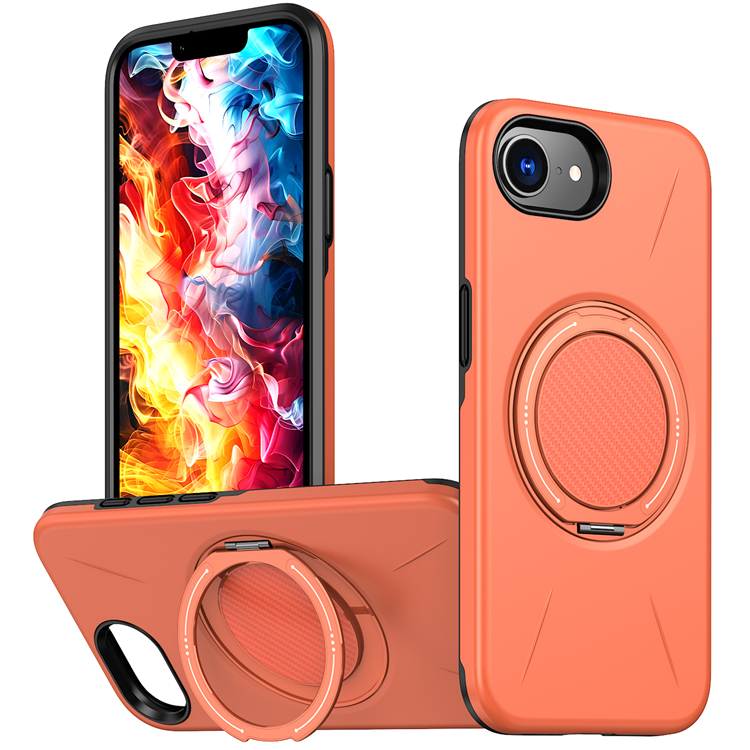 Mobilskal till iPhone 16e MagSafe Rotating Kickstand (Orange) | 2353 | AlltMobil