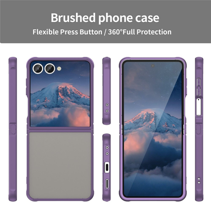 A-One Brand - Galaxy Z Flip 7 Mobilskal Drop Proof Frosted Translucent