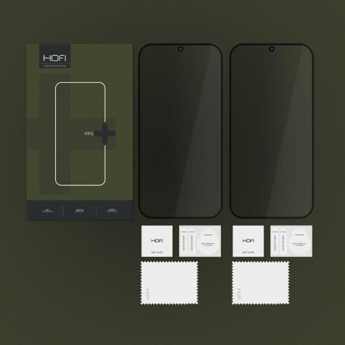 Hofi - [2-Pack] Hofi Galaxy S24 FE Härdat glas Skärmskydd Privacy Anti Spy