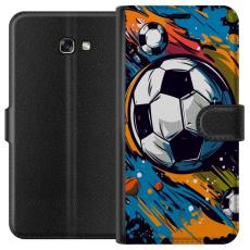 iSecrets - Pl&aring;nboksfodral till Samsung Galaxy A3 (2017) med Fotbollar