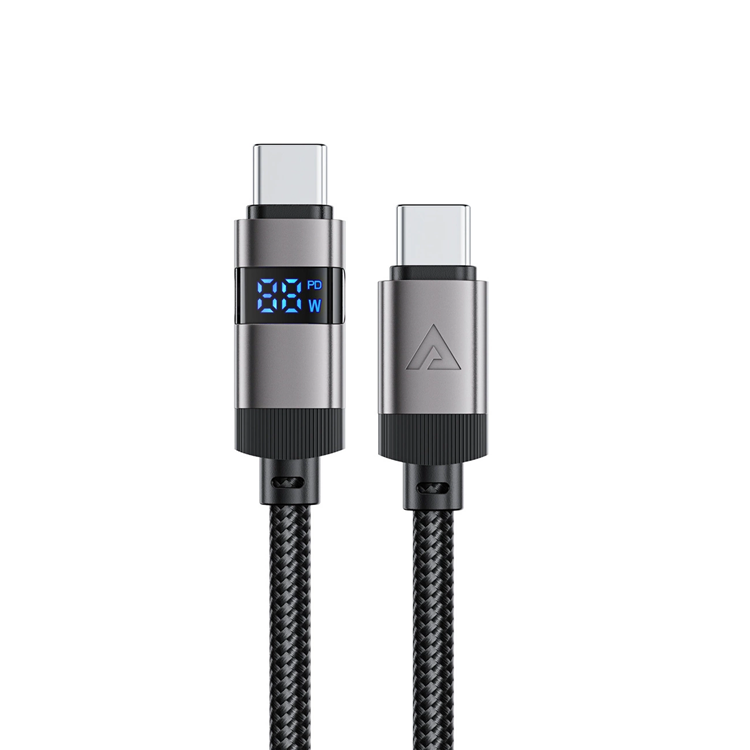 Acefast USB-C - USB-C 66W Kabel 1.2m 480Mb/s Svart | 3541 | AlltMobil