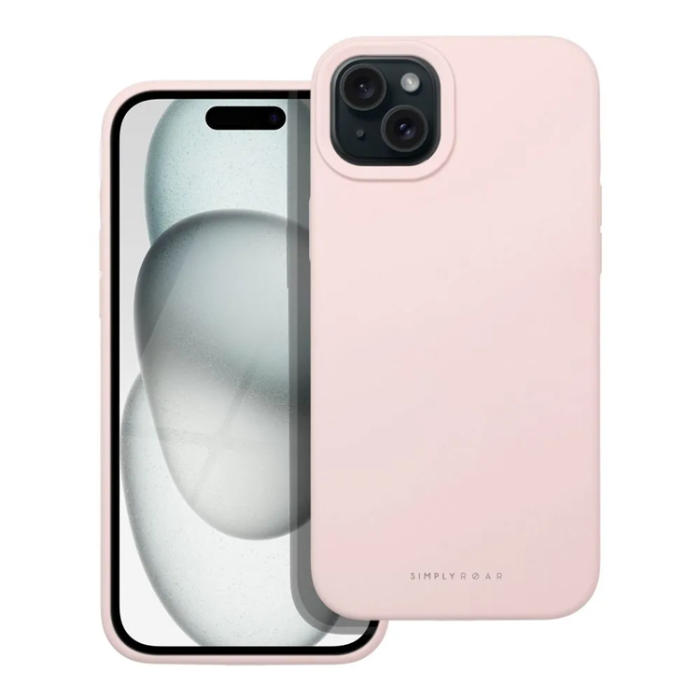 Roar - Roar iPhone 15 Plus Mobilskal Roar Cloud Skin - Rosa
