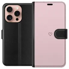 Gustaf - Pl&aring;nboksfodral till Apple iPhone 16 Pro med Litet Hj&auml;rta