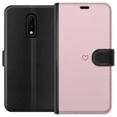 Gustaf - Pl&aring;nboksfodral till OnePlus 7 med Litet Hj&auml;rta