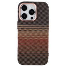 A-One Brand - iPhone 16 Pro Max Mobilskal Magsafe Kevlar Aramid Fiber - Guld