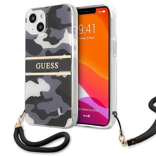 Guess Camo Strap Collection Skal iPhone 13 - Svart | 2353 | AlltMobil