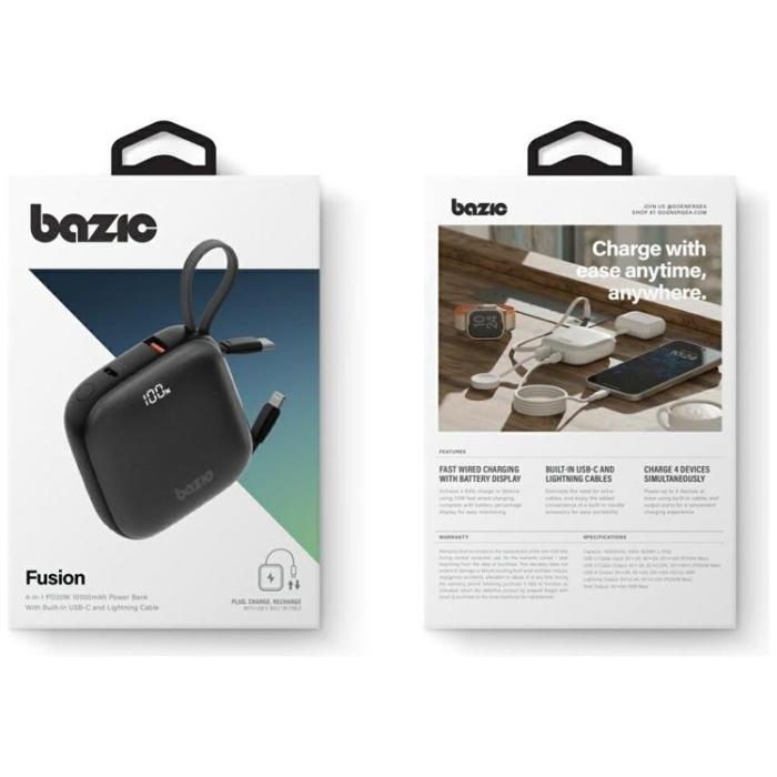 ENERGEA - Bazic Fusion 4in1 PowerBank 10000mAh 20W USB-C/Lightning