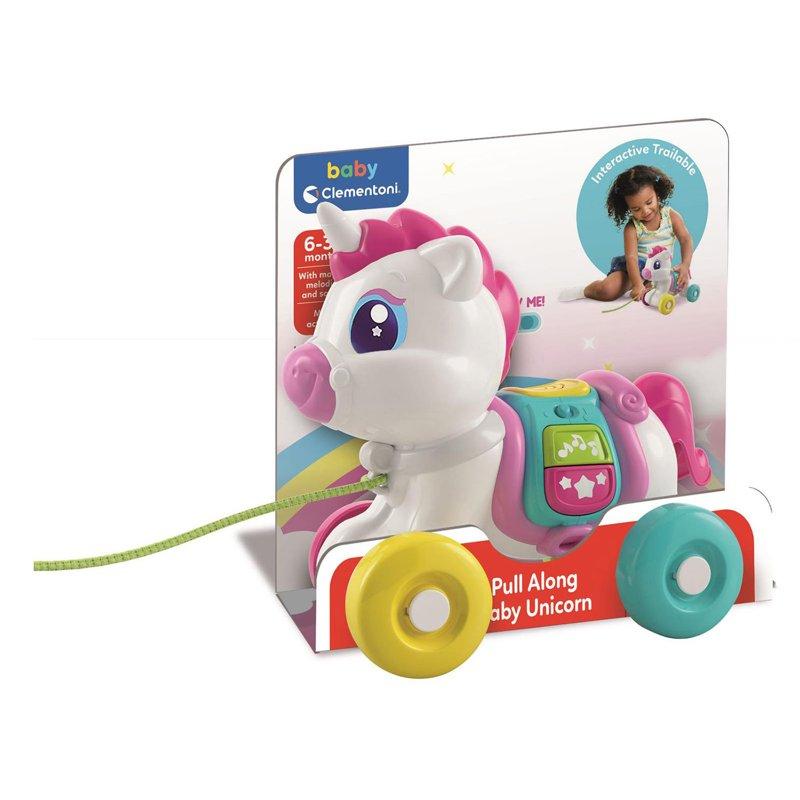 CLEMENTONI Pull Along Unicorn