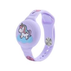 OFKOZ - OFKOZ Armband Apple Airtag Barn Vattent&auml;t Enh&ouml;rning Lila