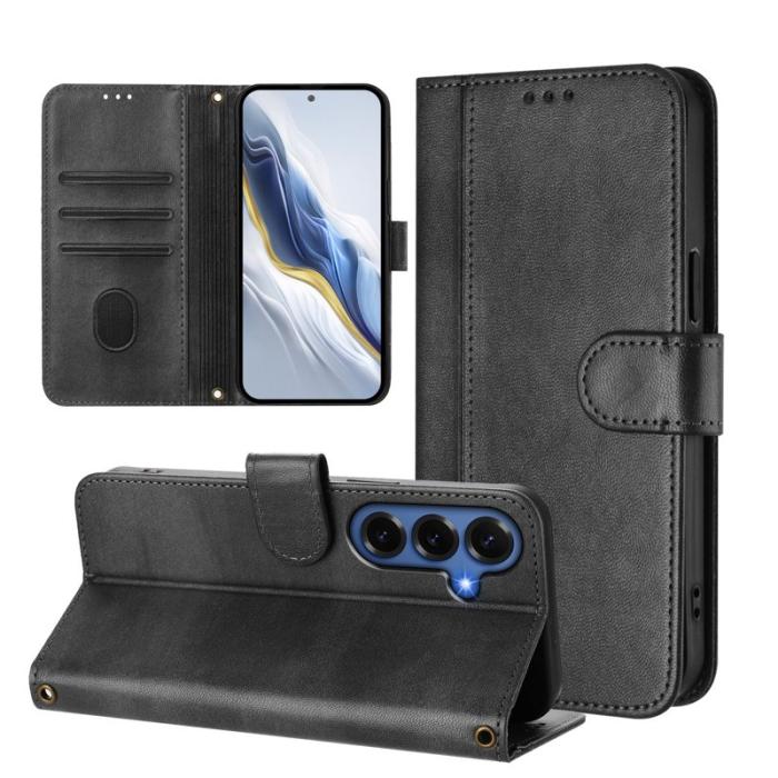 OEM - Plånboksfodral för Samsung Galaxy S26 Plus Konstläder Stativ - Svart