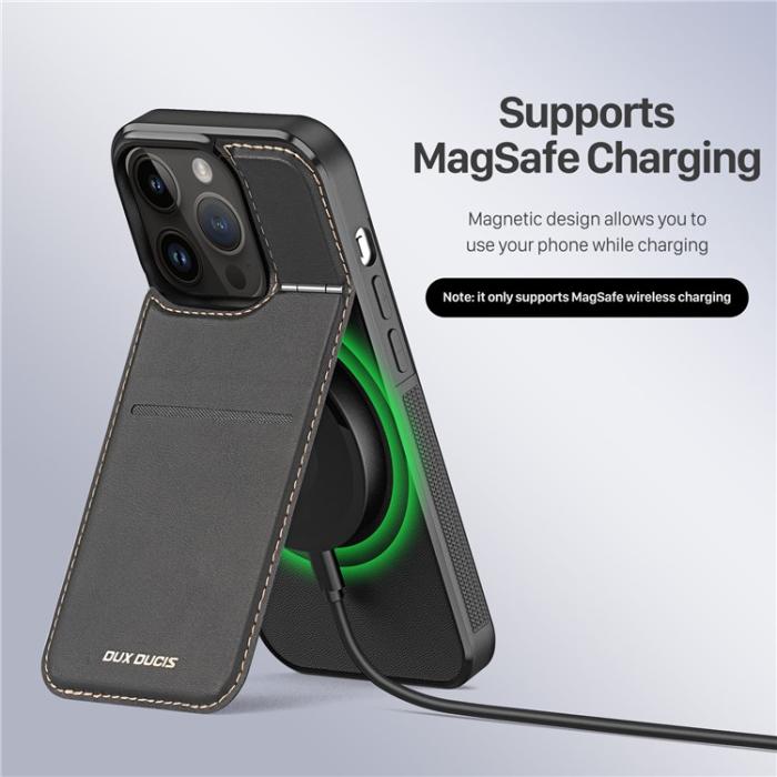 Dux Ducis - Dux Ducis iPhone 14 Pro Mobilskal Magsafe Korthållare Rafi
