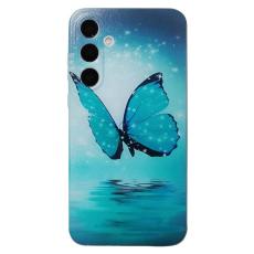 OEM - Mobilskal f&ouml;r Samsung Galaxy S26 Plus M&ouml;nstertryck TPU - Bl&aring; fj&auml;ril