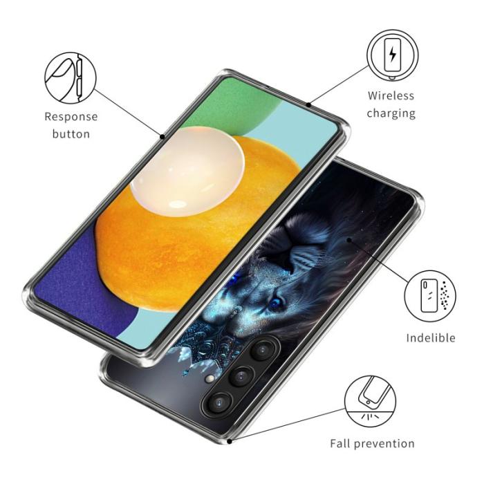 OEM - Mobilskal för Samsung Galaxy S26 Plus Mönstertryck TPU - Blå