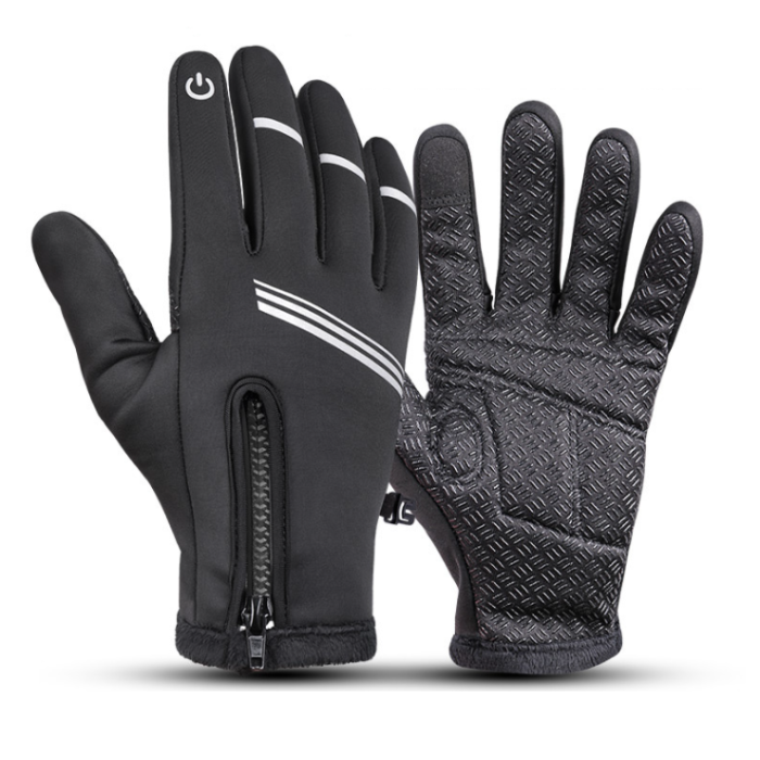A-One Brand - Sword Vattenavvisande touchvantar / handskar - Large - Svart