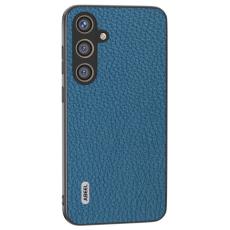 ABEEL - ABEEL Mobilskal till Samsung Galaxy S24 &Auml;kta L&auml;der och TPU - Bl&aring;