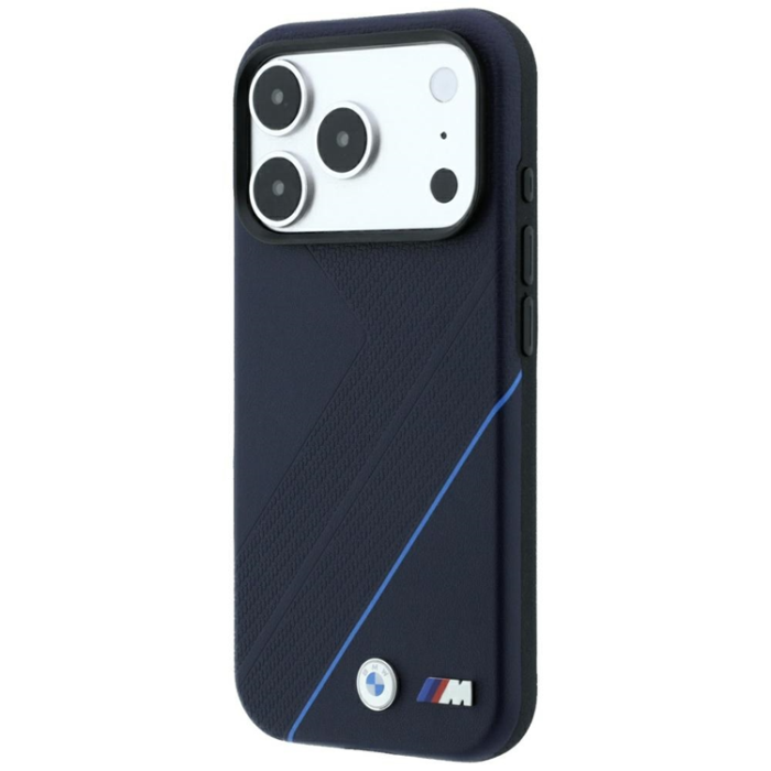 BMW - BMW Mobilskal För iPhone 18 Pro/17 Pro Magsafe M Tire Track Blue Line