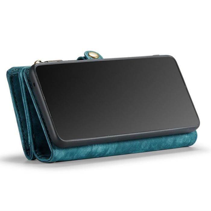 Caseme - CASEME 008 Series Konstläder Plånboksfodral för Samsung Galaxy A32 5G - Blå