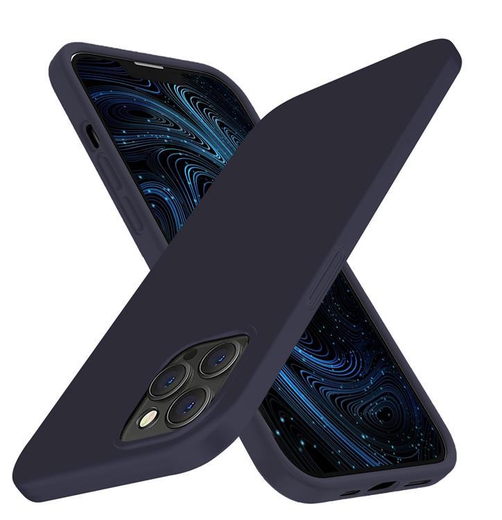 Liquid Silicone Skal iPhone 13 Pro - Mörk Blå | 2353 | AlltMobil