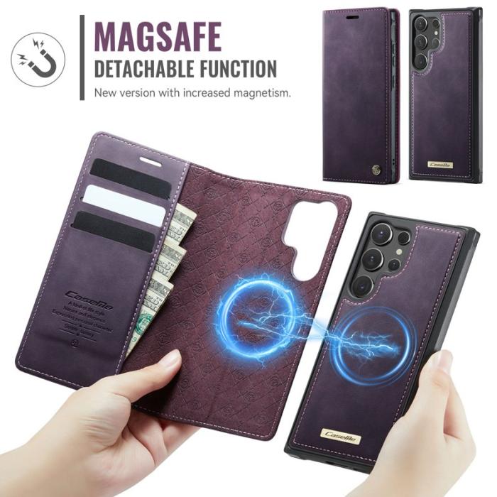 Caseme - CASEME C49 Fodral till Samsung Galaxy S25 Ultra MagSafe Lila