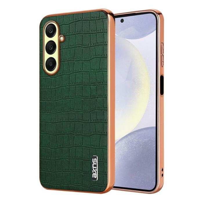 AZNS - AZNS Samsung Galaxy A17 5G Fodral Electroplating PU + TPU - Grön