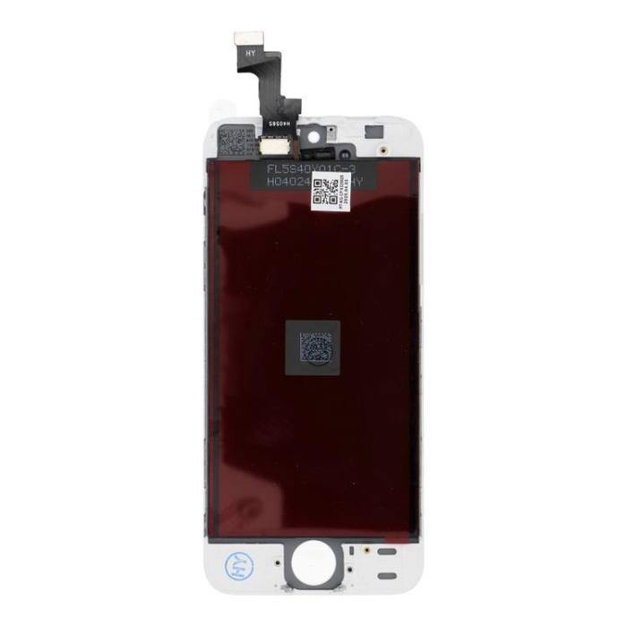 SpareParts - iPhone 5S - SE Skärm med LCD-display 1gen High FixCell Vit
