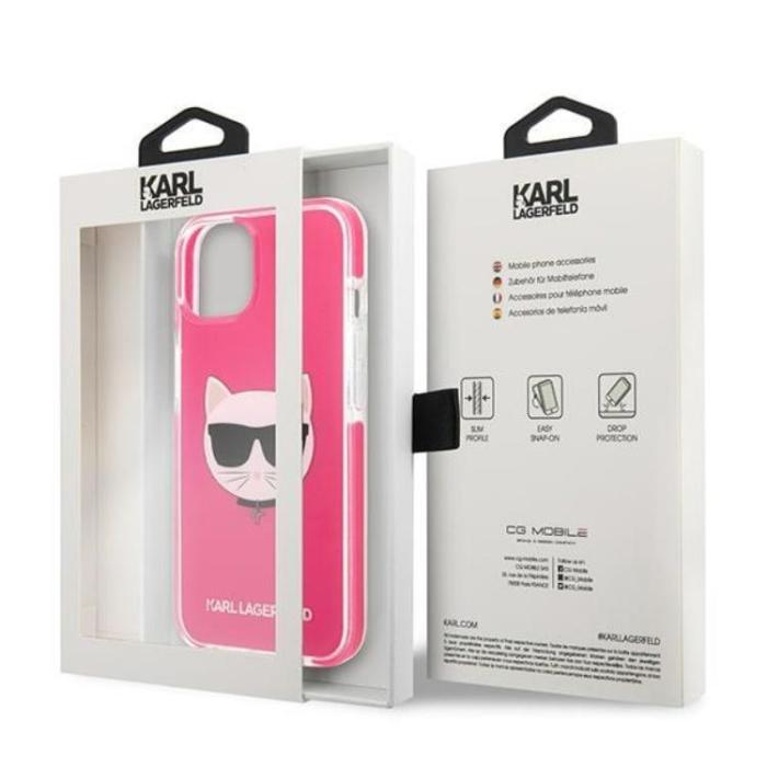 KARL LAGERFELD - Karl Lagerfeld iPhone 13 Mini Mobilskal Choupette Head